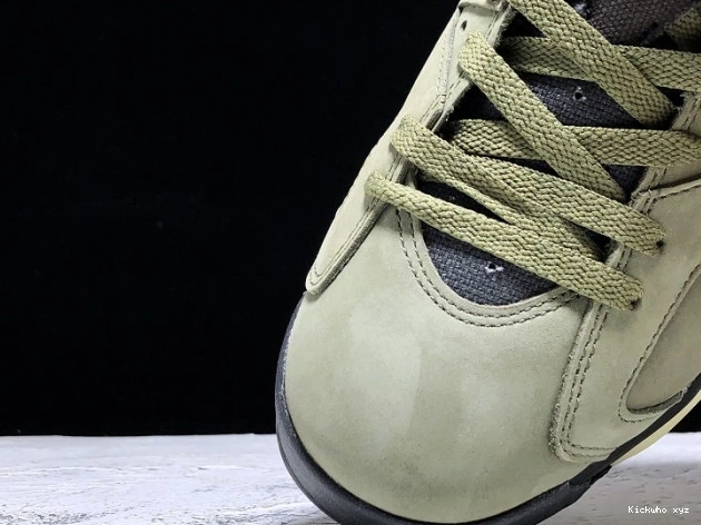 x Olive Air Scott Jordan 6 Travis Medium CN1084-200 0806